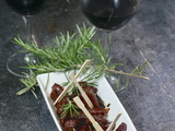 Chorizo au vin rouge