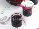 Confiture de fruits rouges et noirs au thym citron
