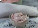 Crème glacée express à la fraise