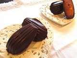 Madeleines chocolat-caramel