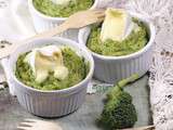 Purée de brocolis au camembert