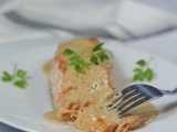 Saumon à la crème de chorizo