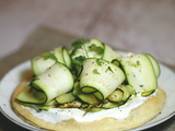 Tarte aux courgettes et crème de féta