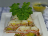 Terrine de poireaux au saumon fumé
