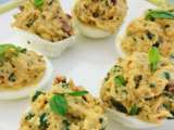 Oeufs mimosa sans mayonnaise | Recettes de cuisine gourmandes healthy | Epicure