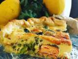 Quiche au saumon & brocolis | Recettes de cuisine gourmandes healthy | Epicure
