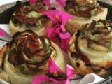Roses feuilletées Jambon cru et courgettes | Recettes de cuisine gourmandes healthy | Epicure