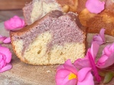 Espèce de Cake Marbré version Pink aux Fruits Rouges