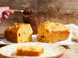Espèce de Cake Sucré - Sans Lactose à la Patate Douce - Raisins Secs et Noisettes