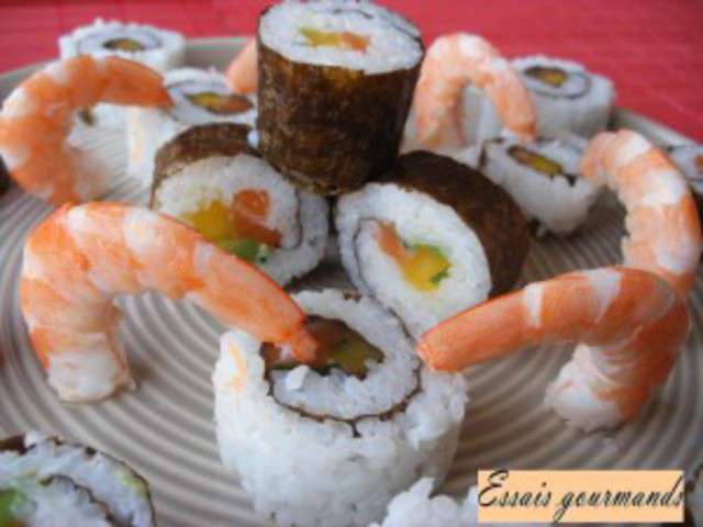 Recette : Sushis et makis saumon au gomasio ! – L'île aux épices