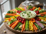 Comment réaliser un plat de crudités original et coloré pour vos invités