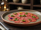 Savourez le carpaccio halal : une délicieuse alternative éthique
