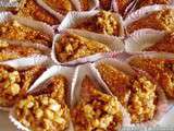 Cornets au sesame amande et miel, patisserie marocaine