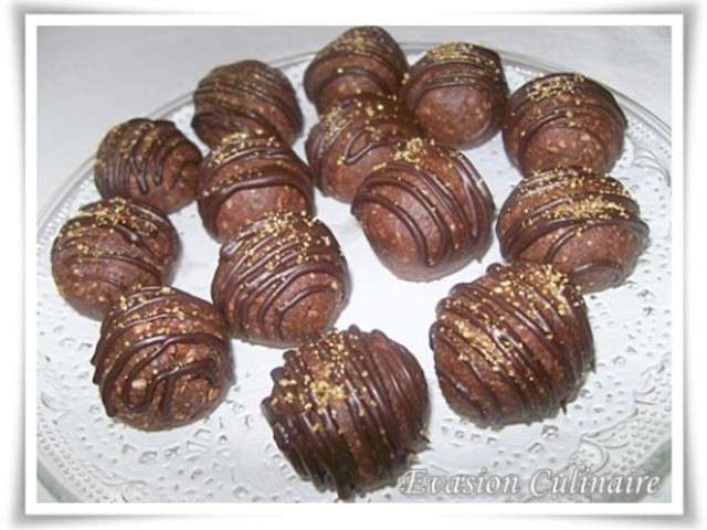 Truffes au chocolat (Parfait pour noël) - Les Chats Gourmets