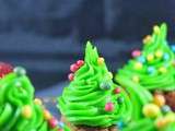 Cupcakes Sapins de Noël