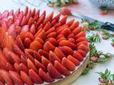 Tarte aux fraises à la crème d'amandes
