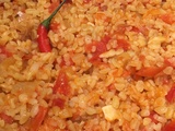 Boulgour à la tomate: un plat sain par excellence