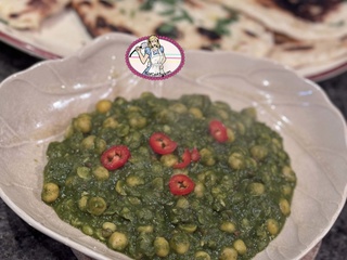 Chana saag: le curry pois chiches et épinard