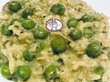 Risotto de saison aux petits pois et menthe fraîche