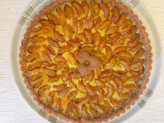 Tarte aux mirabelles et sa pâte crumble au sarrasin