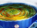 Tarte spirale aux courgettes et carottes pour Météo à la carte
