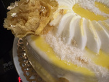 Tropic vert: entremets ananas, citron vert et coco