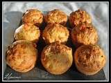 Muffins poivron, oignon et basilic