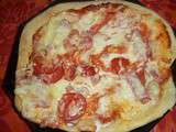 Pizza mozzarella-bacon au cobb