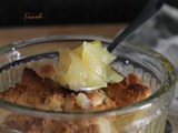Crumble aux poires facile et rapide