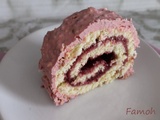 Gâteau roulé framboise : recette facile et gourmande