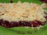 Crumble fruits rouges