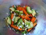 Salade orange et verte