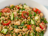 Taboulé de farro Thermomix : salade fraîche, saine et équilibrée