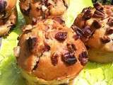 Muffins fruits rouges et noix de pécan