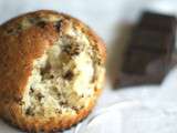 Muffins sans oeuf poire chocolat