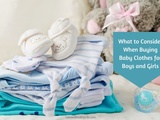Ce qu’il faut prendre en compte lors de l’achat de vêtements de bébé pour garçons et filles