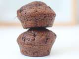 Muffins vegan aux pépites de chocolat