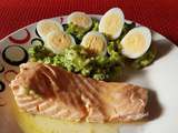 Assiette-Repas : Saumon, Brocolis