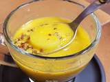 Soupe : Potimarron, Quinoa rouge, Lentilles corail, Carotte jaune, Curry, Coriandre chez Picard