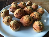 Petits gâteaux aux bananes et pépites de chocolat