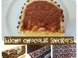 Bûche Chocolat Snickers