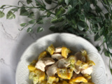 Facile de poulet aux courgettes jaunes et oignon rouge – savoureuse et légère