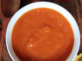 Goût du jus de tomate de l’été… mais en soupe chaude