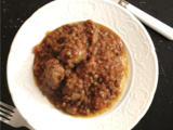 Ragoût de lentilles aux boulettes et chorizo : recette mijotée facile d'hiver