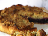 Tarte à la myrtille avec crumble : un dessert fruité et croustillant