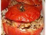 Tomates farcies viande/riz