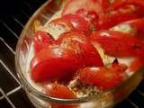 Gratiné de tomates-mozzarella