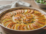Gratin Dauphinois aux Patates Douces et Curcuma