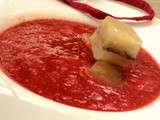 Soupe froide de fraises, pastèques et lavande glacée – Battle Food #23