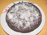 Gâteau minute au chocolat coco sans sucre